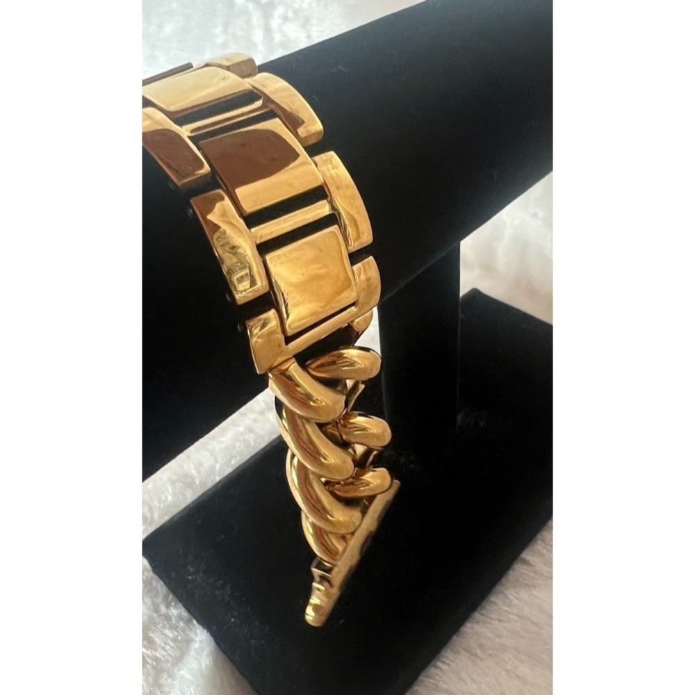 Apple Watch Band Gold Chain‎ Link Bracelet Chunky Metal Adjustable Strap Dressy